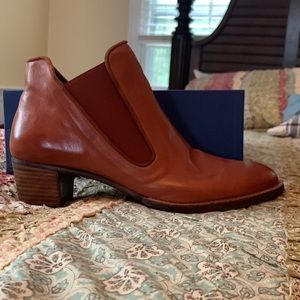 Sarah Flint Ellie bootie in chestnut vachetta size 40